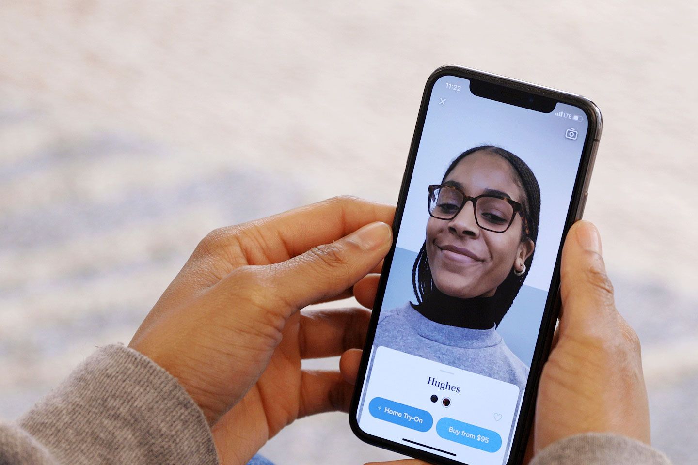 virtual try-on technology for glasses
