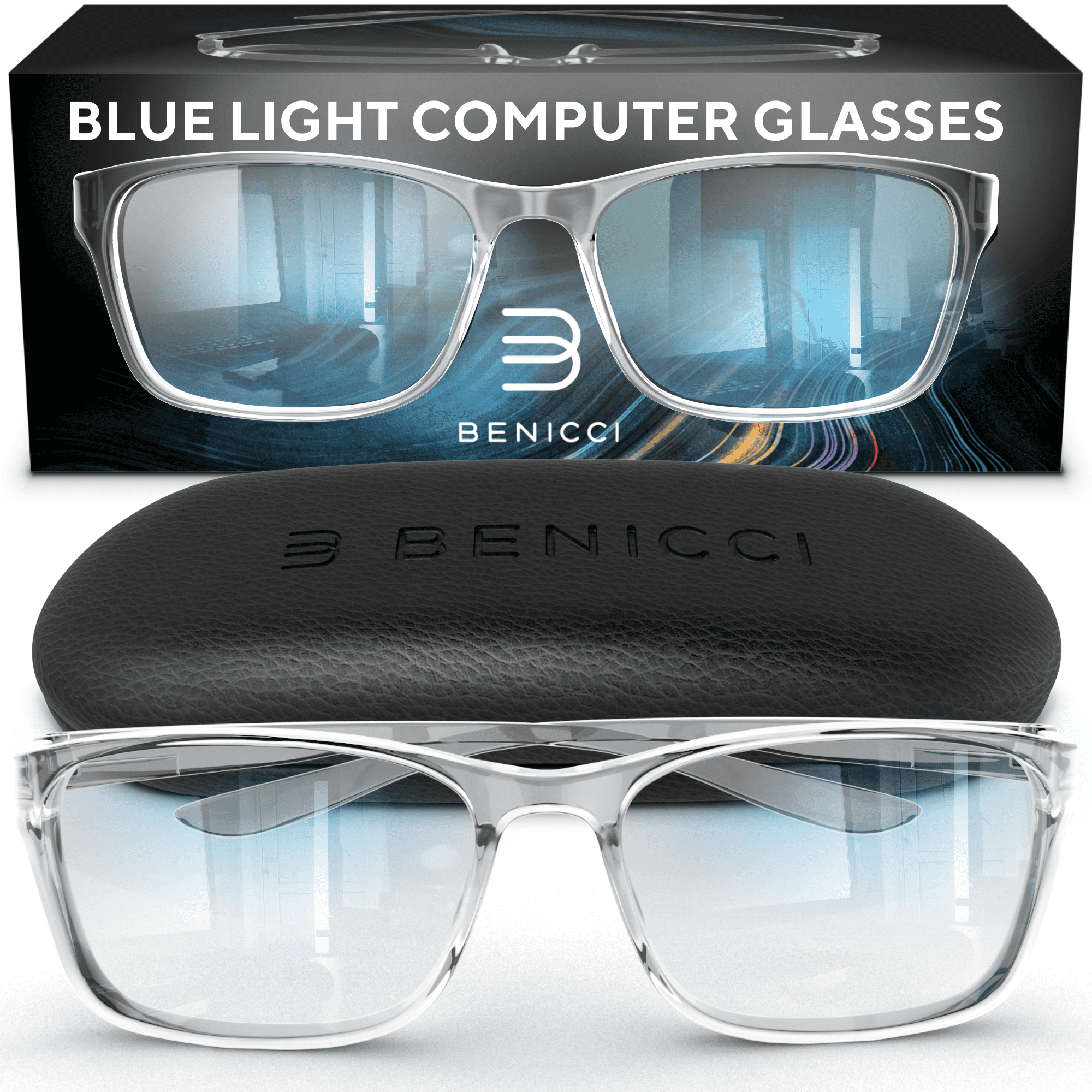 transparent lens glasses