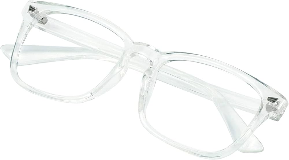 eyeglasses with clear lenses