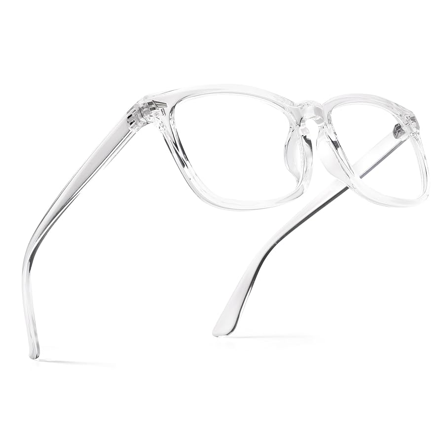 transparent lens glasses