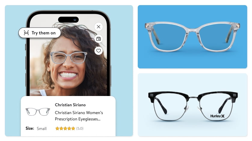 online prescription glasses buying process